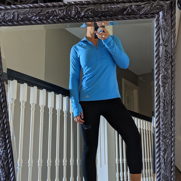 adidas Tops - Adidas 1/2 Zip Long Sleeve